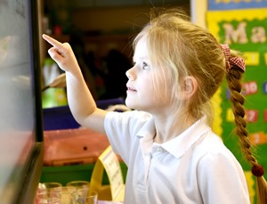 Working in the classroom
